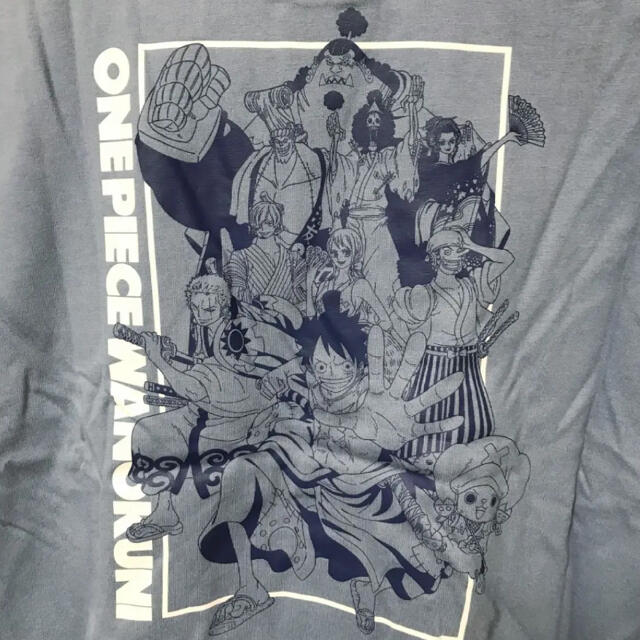 UNIQLO(ユニクロ)のユニクロ ワンピース ワノ国 Tシャツ UT 半袖 ブルー S メンズのトップス(Tシャツ/カットソー(半袖/袖なし))の商品写真