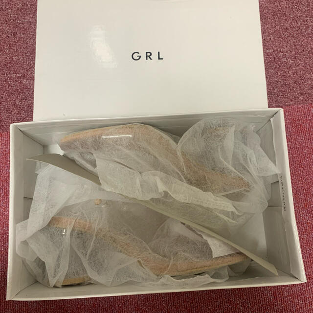 GRL(グレイル)のGRL クリアストラップヒールサンダル　ベージュ レディースの靴/シューズ(サンダル)の商品写真