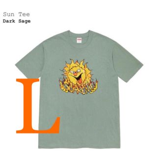 シュプリーム(Supreme)のSupreme Sun Tee Dark Sage 20aw(Tシャツ/カットソー(半袖/袖なし))