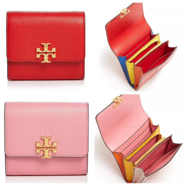 Tory Burch(トリーバーチ)のトリーバーチ　折財布　ピンク レディースのファッション小物(財布)の商品写真