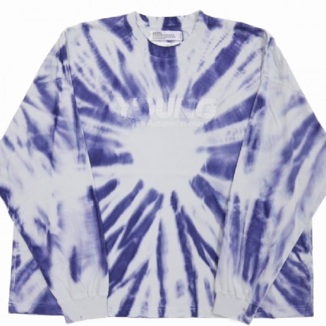 DAIRIKU/"YOUNG" Tie-dye Tee（パープル）Tシャツ/カットソー(七分/長袖)