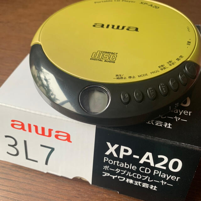 最高 ポータブルCDプレイヤー AIWA XP-A20 電池式 agapeeurope.org