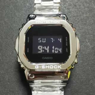 ジーショック(G-SHOCK)の新品　フルメタルカスタム　dw-5600bb g-shock　gショック(腕時計(デジタル))