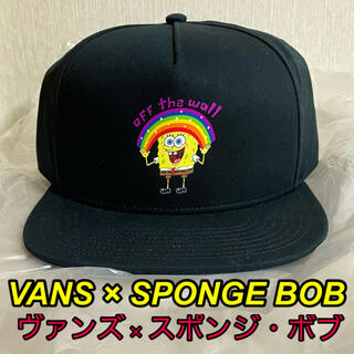 ヴァンズ(VANS)の【新品】VANS × SPONGE BOB コラボ　キャップ　フリーサイズ(キャップ)