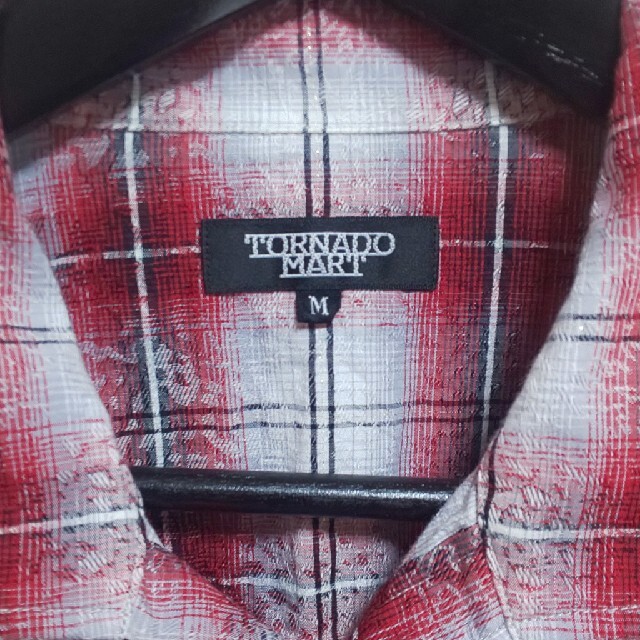 TORNADO MART(トルネードマート)のトルネードマート／七分丈ネルシャツ Mサイズ チェックシャツ メンズのトップス(シャツ)の商品写真