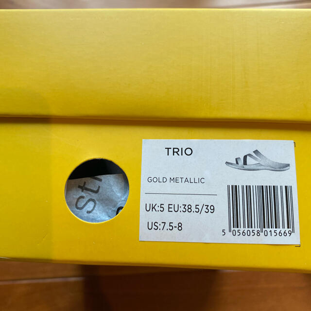 ストライブサンダル　TRIO レディースの靴/シューズ(サンダル)の商品写真