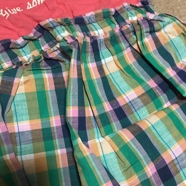 3can4on(サンカンシオン)の3can4on チェック ワンピース 95㎝ キッズ/ベビー/マタニティのキッズ服女の子用(90cm~)(ワンピース)の商品写真