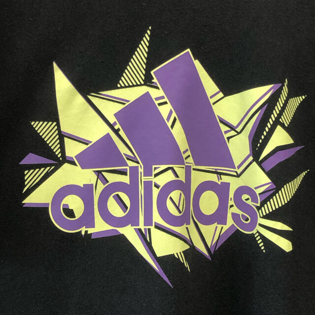 adidas(アディダス)の【激レア】アディダス Tシャツ　半袖　ビッグロゴ　パープル　ビッグサイズ メンズのトップス(Tシャツ/カットソー(半袖/袖なし))の商品写真