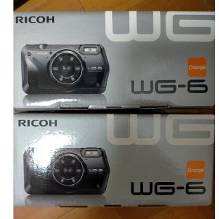 リコー(RICOH)の【新品未開封 2つセット】 RICHO WG-6 オレンジ カメラ(コンパクトデジタルカメラ)