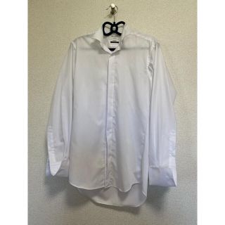 オリヒカ(ORIHICA)のウィングシャツ　結婚式/立ち襟/新郎/白/Sサイズ(シャツ)