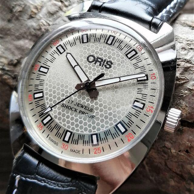 ●美品！●オリス■ORIS 手巻き機械式ヴィンテージメンズ腕時計アンティーク即納