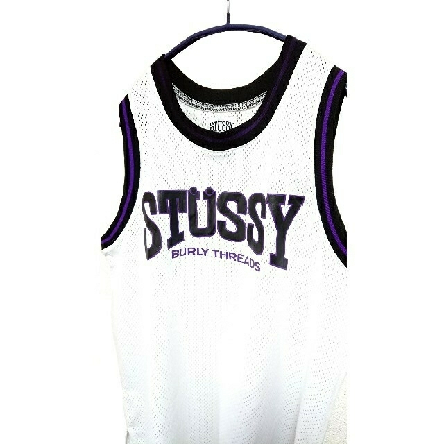 STUSSY(ステューシー)のSTUSSY バスケユニホーム風 メッシュタンクトップ XL ステューシー メンズのトップス(タンクトップ)の商品写真