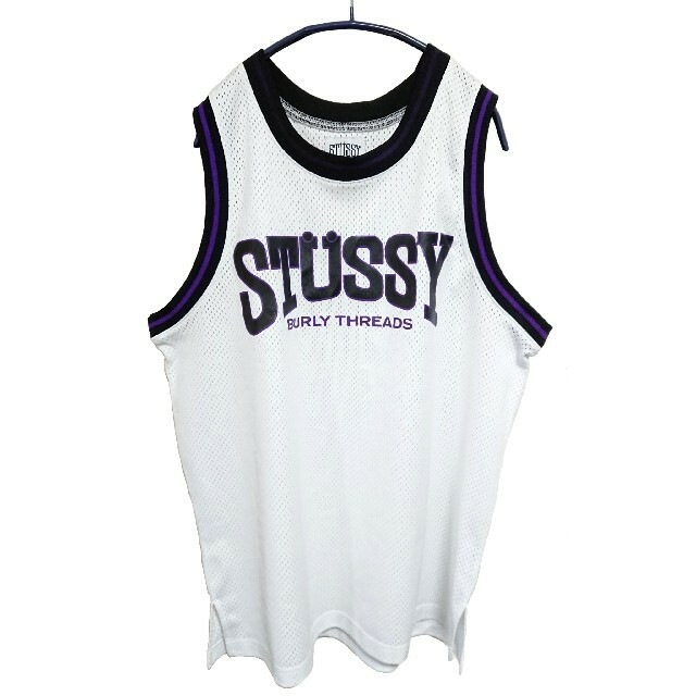 STUSSY(ステューシー)のSTUSSY バスケユニホーム風 メッシュタンクトップ XL ステューシー メンズのトップス(タンクトップ)の商品写真