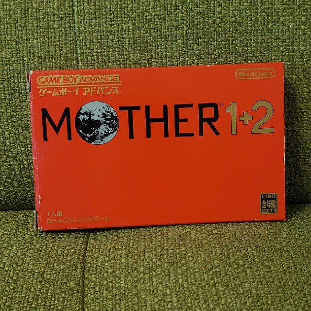 「MOTHER1+2」ゲームボーイアドバンス用ソフト　箱傷みあり