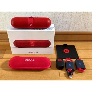 ビーツバイドクタードレ(Beats by Dr Dre)のbeats pill Bluetooth  スピーカー（レッド）(スピーカー)