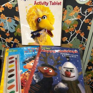 セサミストリート(SESAME STREET)の新品未使用　USA購入　セサミストリート　ぬりえセット(絵本/児童書)