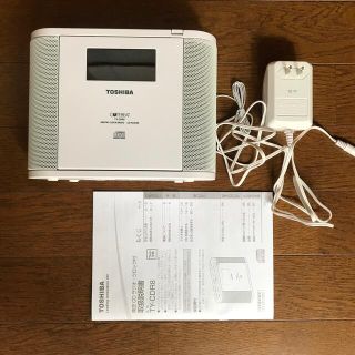 トウシバ(東芝)のTOSHIBA CDラジオ　クロック付き(ラジオ)