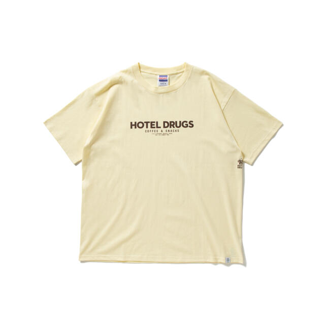 BEDWIN X HOTEL DRUGS TEE "ETHAN" (BEIGE)