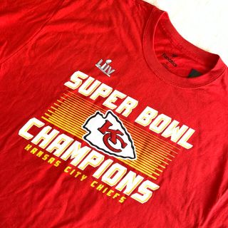 【限定品・大きいサイズ】NFL チーフス 第44回スーパーボウル優勝記念Ｔシャツ(Tシャツ/カットソー(半袖/袖なし))