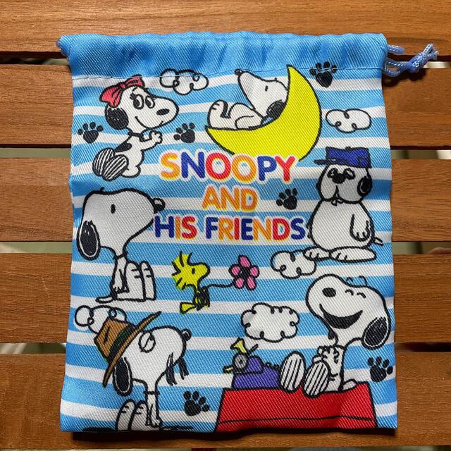 SNOOPY(スヌーピー)のスヌーピー 巾着 エンタメ/ホビーのおもちゃ/ぬいぐるみ(キャラクターグッズ)の商品写真