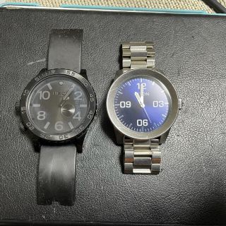 ニクソン(NIXON)のNIXON　腕時計　2個セット　電池切れ(腕時計(アナログ))