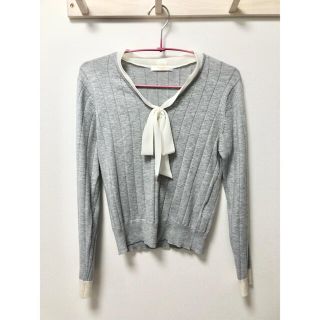 アストリアオディール(ASTORIA ODIER)の【美品!!即購入OK!!】ASTORIAODIERリボン付きカットソー(カットソー(長袖/七分))