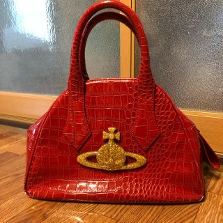 vivienne westwood  赤　エナメル　バック