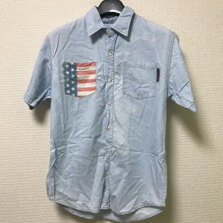 アヴァランチ(AVALANCHE)の値下げ❗️KRHYME DENIM Premium ダメージボタンシャツ(シャツ)