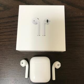 アップル(Apple)のAir Pods 充電ケース付(ヘッドフォン/イヤフォン)