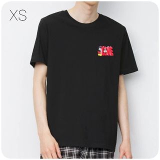 ジーユー(GU)の新品・未使用！【XS】GU/グラフィックT Ｄｉｓｎｅｙ ＷＦＣ ５ /ブラック(Tシャツ/カットソー(半袖/袖なし))