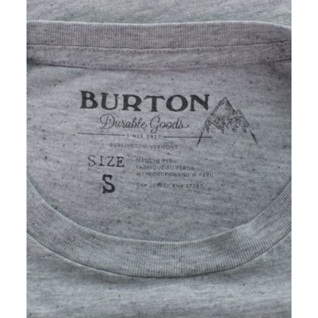 BURTON(バートン)のBURTON バートン Tシャツ・カットソー S グレー 【古着】【中古】 レディースのトップス(カットソー(半袖/袖なし))の商品写真