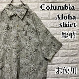 コロンビア(Columbia)の【Columbia】未使用 総柄アロハシャツ コロンビア オープンカラー(シャツ)