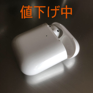 Apple - AirPods（第2世代）ワイヤレス充電ケース付き ケース➕左耳の 