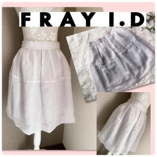 フレイアイディー(FRAY I.D)の♡フレイアイディー　シースルー　スカート♡訳あり(ひざ丈スカート)