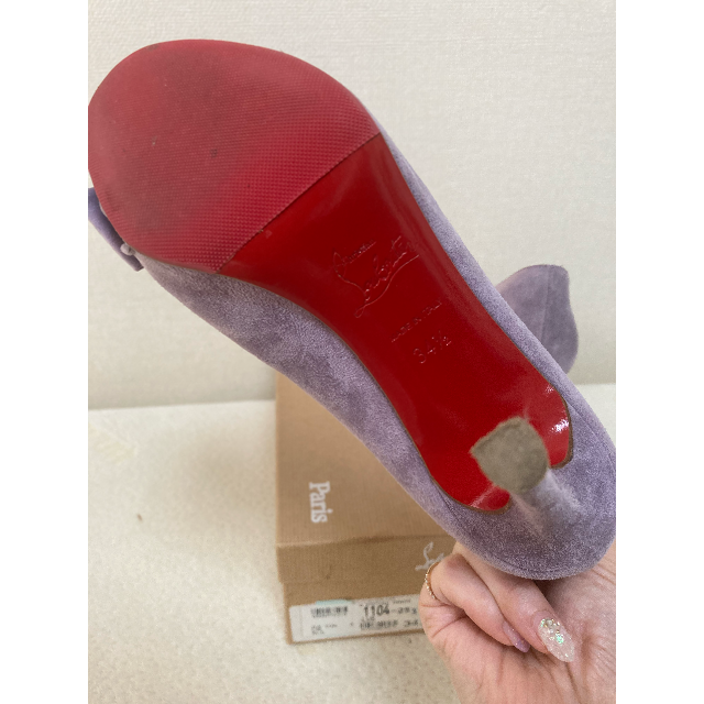 Christian Louboutin(クリスチャンルブタン)の美品　クリスチャンルブタン　34.5綺麗色パンプス レディースの靴/シューズ(ハイヒール/パンプス)の商品写真