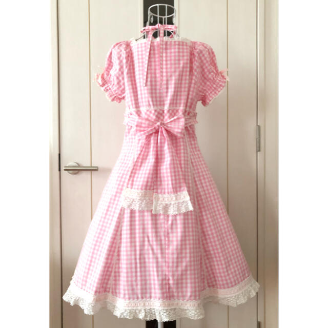 Angelic Pretty(アンジェリックプリティー)の★Angelic Pretty★ギンガムチェックホルターネックOP(ピンク) レディースのワンピース(ひざ丈ワンピース)の商品写真