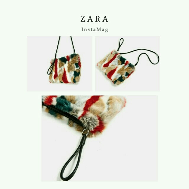 ZARA(ザラ)の値下げ♡大人気♡完売店多数♡zara  ファー クラッチ レディースのバッグ(ショルダーバッグ)の商品写真