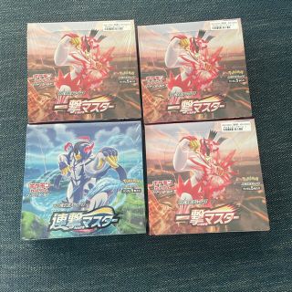 ポケモン(ポケモン)の一撃マスター 3Box 連撃マスター 1Box(Box/デッキ/パック)