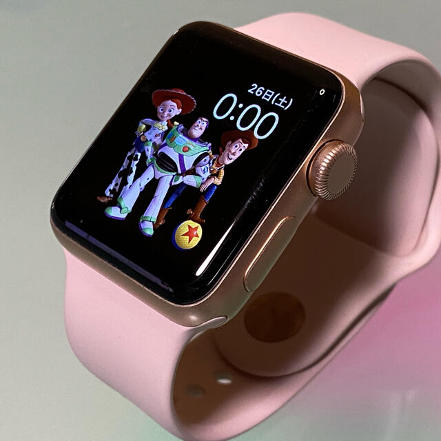 Apple Watch - 人気 Apple Watch series3 GPSモデル 38mm ゴールドの ...