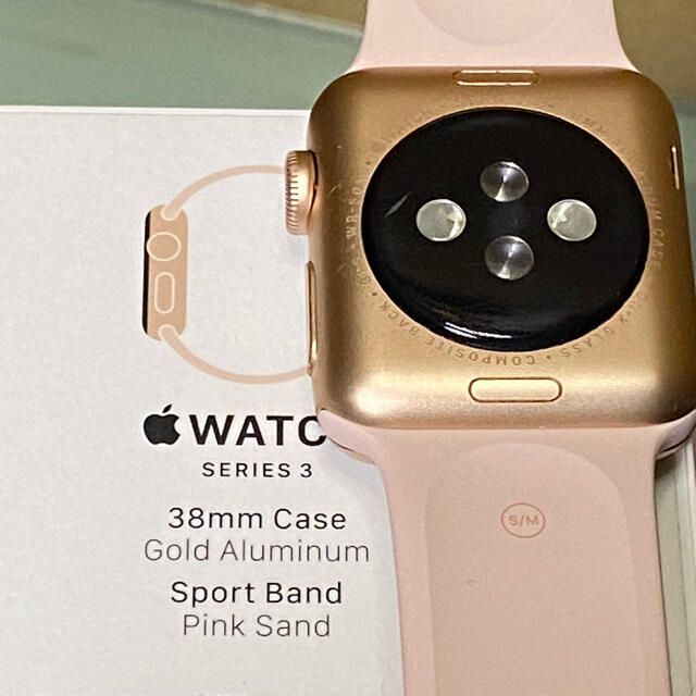 Apple Watch - 人気 Apple Watch series3 GPSモデル 38mm ゴールドの