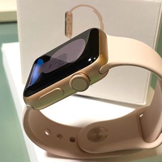 Apple Watch - 人気 Apple Watch series3 GPSモデル 38mm ゴールド