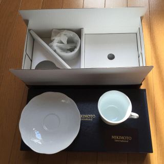 ミキモト(MIKIMOTO)のセット【新品・未使用】ミキモト MIKIMOTO 大皿、スープカップ、ペアカップ(食器)