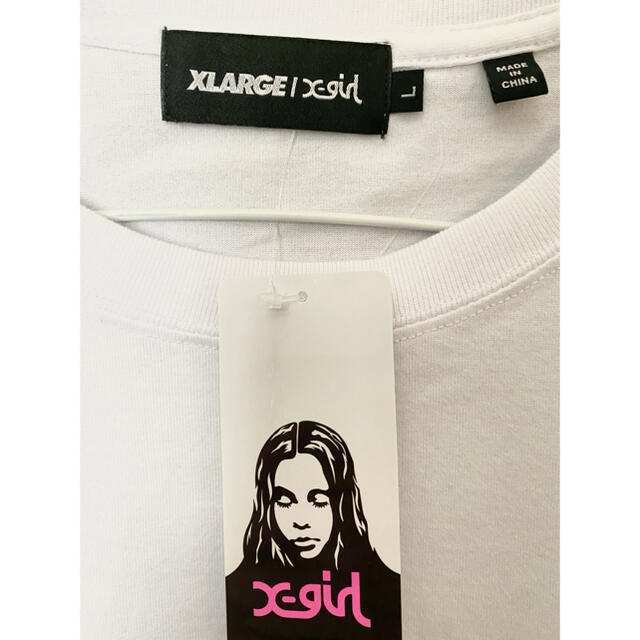 XLARGE(エクストララージ)のXLARGE X-girl コラボTシャツ Lサイズ メンズのトップス(Tシャツ/カットソー(半袖/袖なし))の商品写真