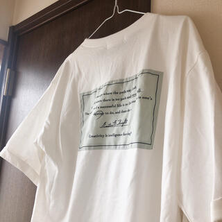 シマムラ(しまむら)のバックプリントTシャツ　しまむら(Tシャツ(半袖/袖なし))
