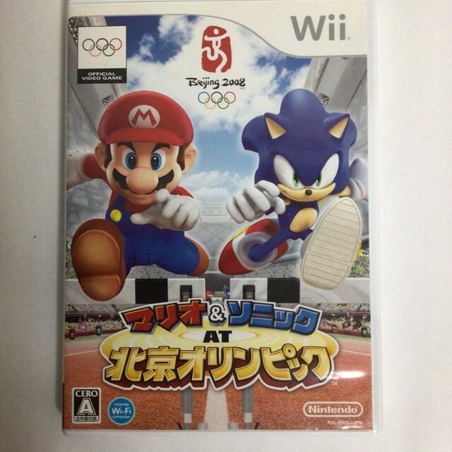 Wii(ウィー)のマリオ＆ソニック AT 北京オリンピック Wii エンタメ/ホビーのゲームソフト/ゲーム機本体(家庭用ゲームソフト)の商品写真