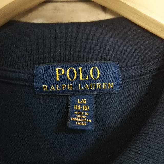 POLO RALPH LAUREN(ポロラルフローレン)の【RALPH LAUREN ラルフローレン】ポニー刺繍ロゴ ポロシャツ ネイビー レディースのトップス(ポロシャツ)の商品写真