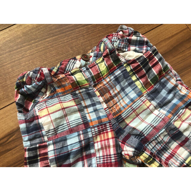 anyFAM(エニィファム)の【エニィファム】パッチワーク風　ハーフパンツ　120 キッズ/ベビー/マタニティのキッズ服男の子用(90cm~)(パンツ/スパッツ)の商品写真