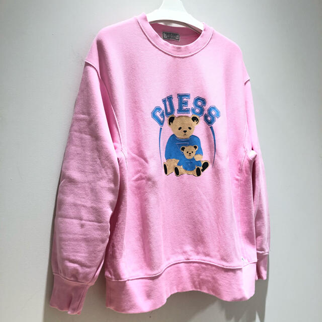 GUESS Lサイズ PINK トレーナー グリーンレーベル 新品未使用です！スウェット