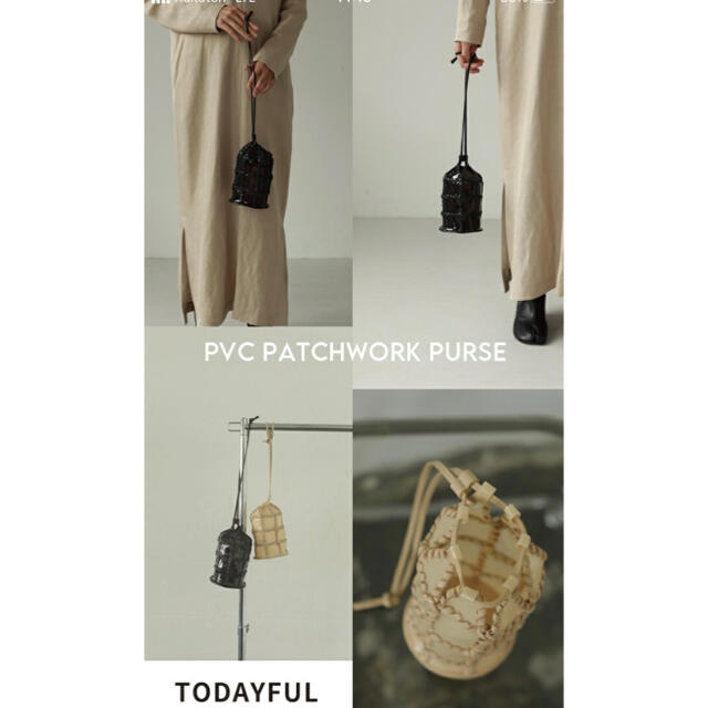 TODAYFUL PVC Patchwork Purse バッグ ショルダー