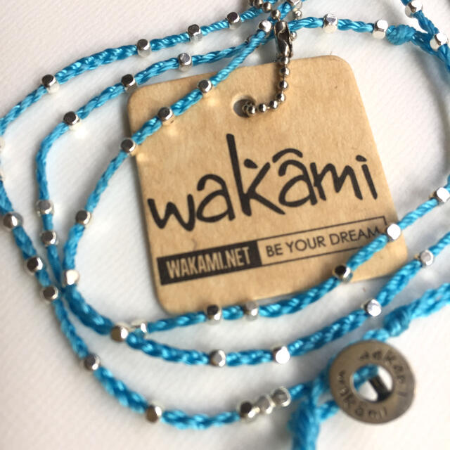 wakami(ワカミ)のwakami☆ ブレスレット《Blue&Silver》 レディースのアクセサリー(ブレスレット/バングル)の商品写真